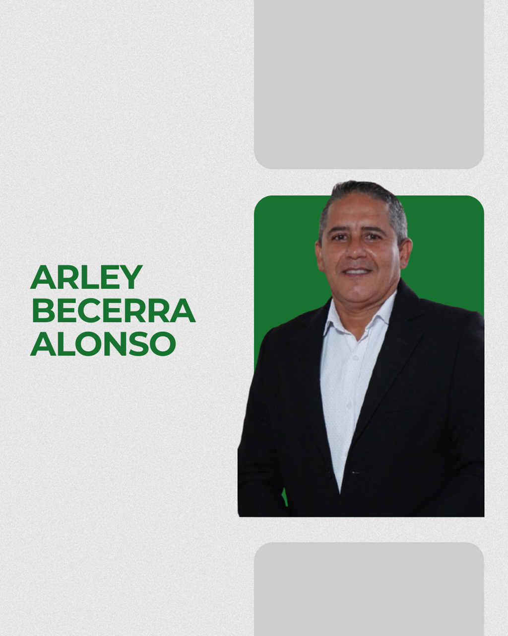 Retrato de Arley Becerra Alonso