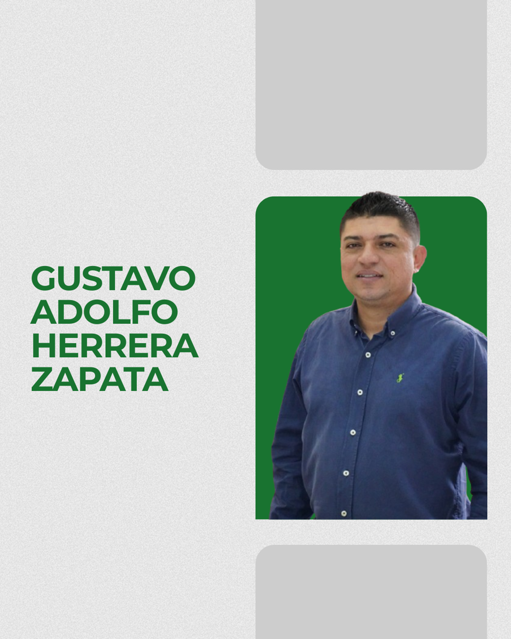 Retrato de Gustavo Adolfo Herrera Zapata